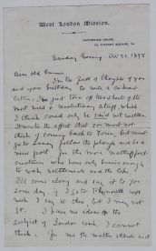 Kathleen Higgins letter Emmeline Pethick